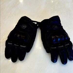 REAX Castor Air Leather Black Tactical Gloves